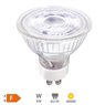 Bombilla LED dicroica cristal 38º 5W GU10 4000K