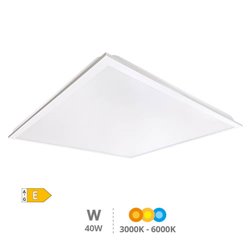 Panel empotrable LED Gilé 40W 3000 - 4000 - 6000K UGR19 Blanco