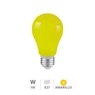 Bombilla LED estándar 1W E27 Amarillo